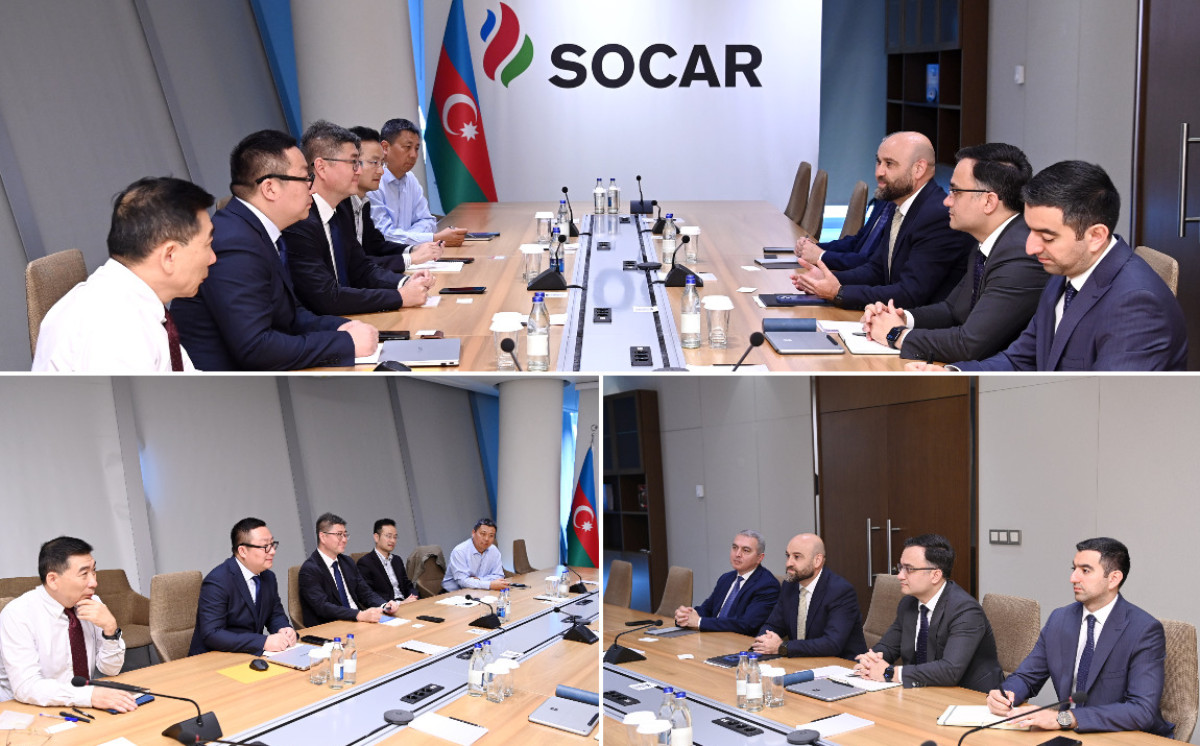 SOCAR Vice President Meets with Deputy General Manager of China Offshore Oil Engineering Company 