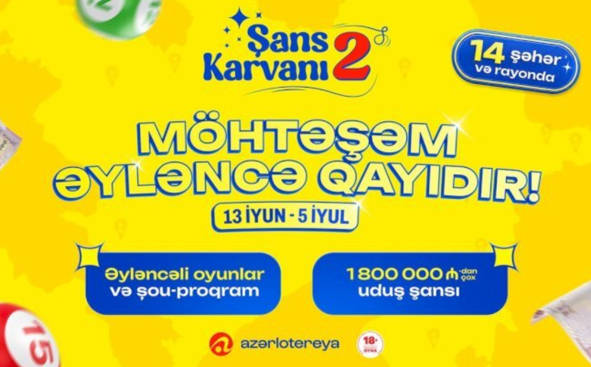 “Azərlotereya” ilə möhtəşəm əyləncə geri qayıdır! 