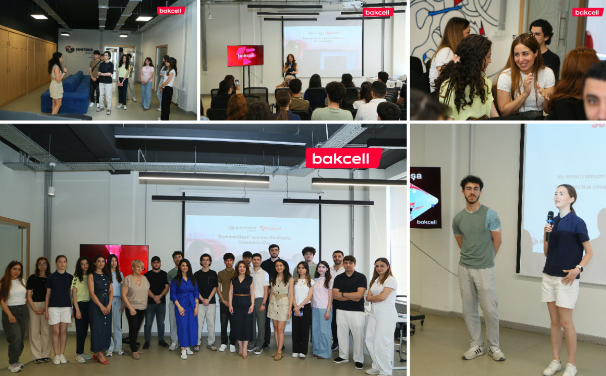 Bakcell-in dəstəyi ilə keçirilən “SummerStack Bootcamp” başladı 