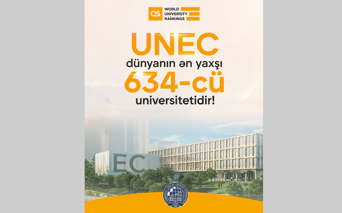 UNEC dünyanın ən yaxşı 634-cü universitetidir 