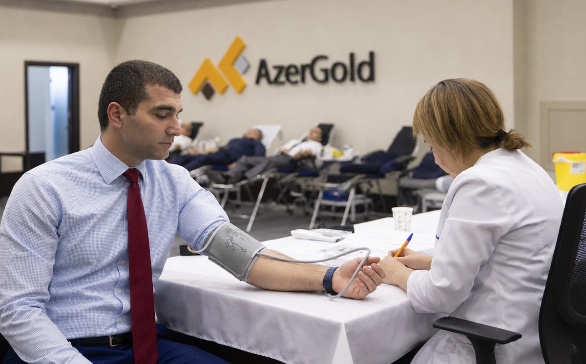 A traditional Blood Donation Campaign Held at "AzerGold" CJSC 