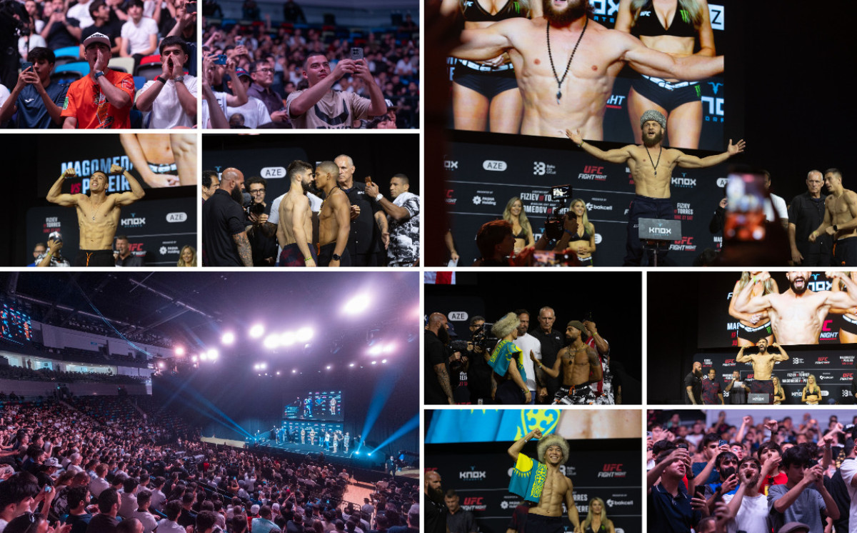 Bakıda UFC həyəcanı: Təntənəli Çəkiölçmə mərasimi baş tutdu 