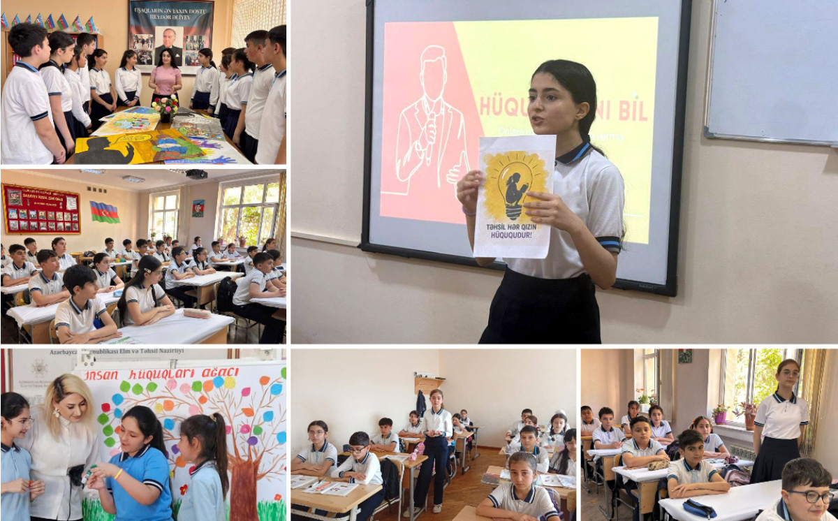 Təhsil müəssisələrində “İnsan hüquqları aylığı” 