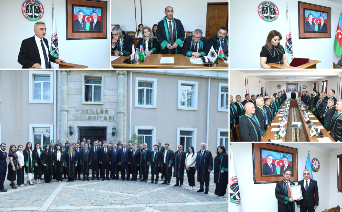 Naxçıvan Muxtar Respublikası Vəkillər Kollegiyası üzvlərinin növbəti ümumi yığıncağı keçirilib 
