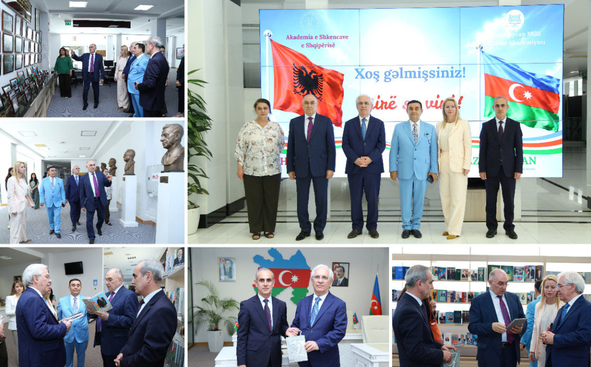 Albaniya Elmlər Akademiyasının nümayəndə heyəti MEK-in qonağı olub 