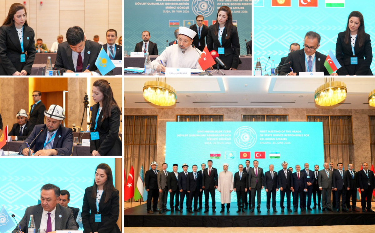 TDT-yə üzv ölkələrin dini məsələlər üzrə dövlət qurumları rəhbərlərinin Birinci Görüşünün nəticələrinə dair Kommünike imzalanıb 