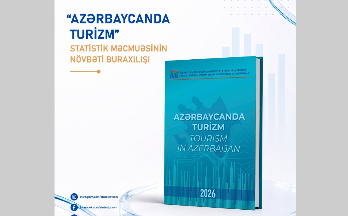 Dövlət Statistika Komitəsi "Azərbaycanda turizm" statistik məcmuəsini yayımlayıb 