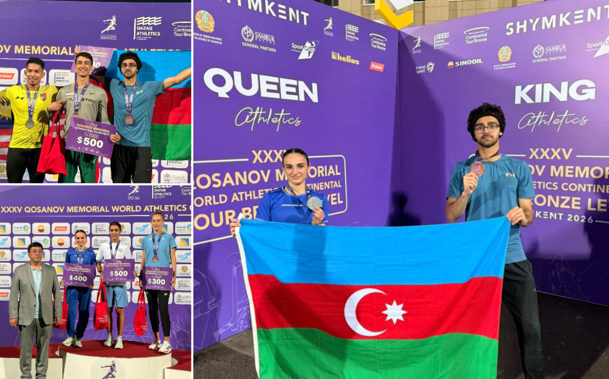 Azərbaycan atletləri Qosanov Memorialının ilk günündə iki medal qazandı 