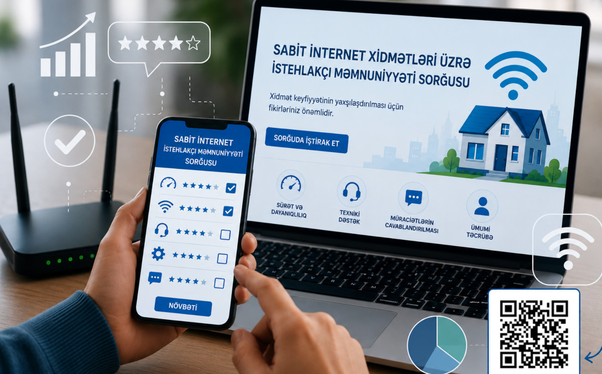 İKTA sabit internet xidmətləri üzrə istehlakçı məmnuniyyəti sorğusuna başlayıb 
