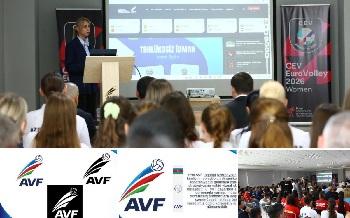 Azərbaycan Voleybol Federasiyası yeni loqotipini və rəsmi saytını təqdim etdi 