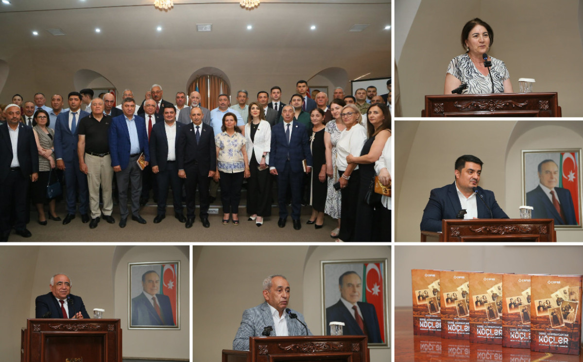 ADPU-nun müəlliminin kitabı təqdim olundu - “Qərbi Azərbaycandan köçlər. Mühacirlər, xatirələr, sənədlər” 