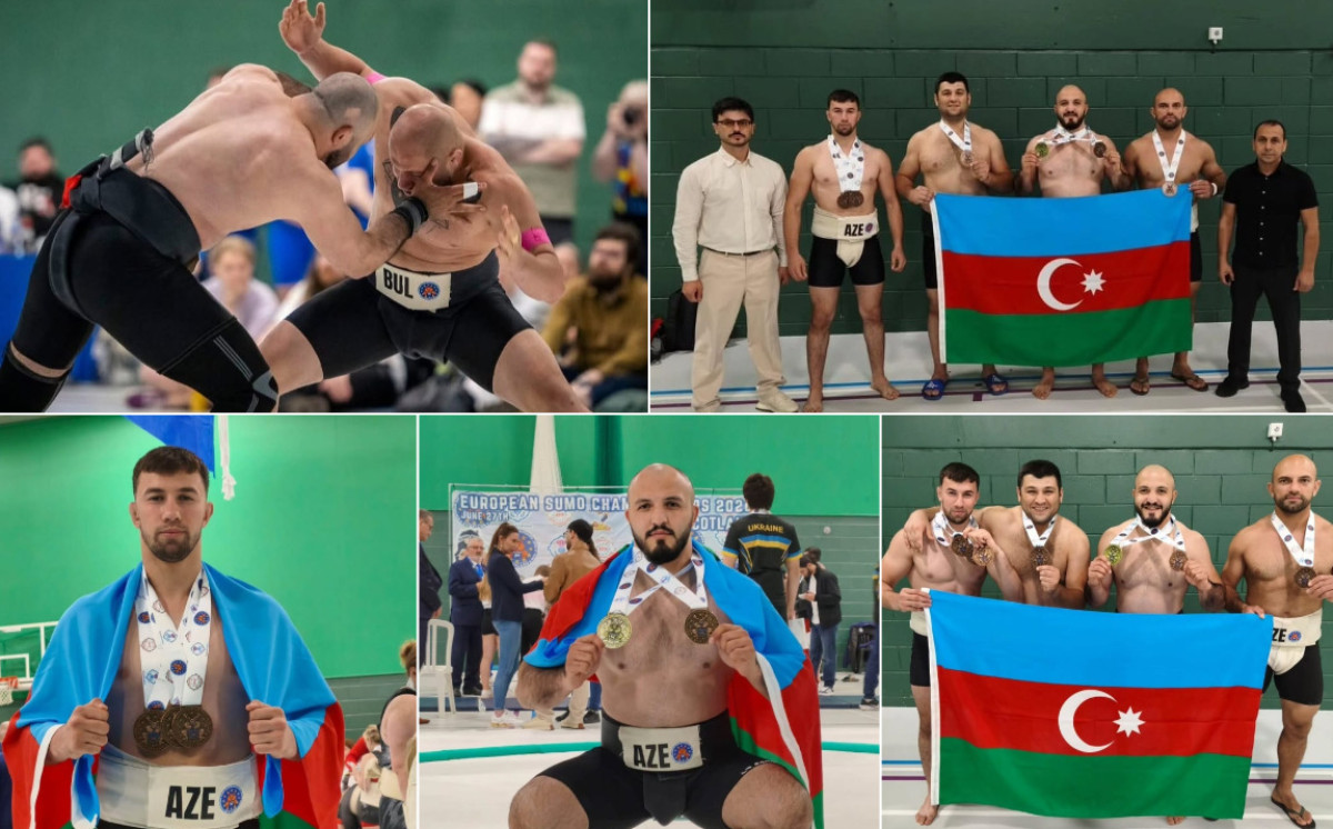Azərbaycan sumoçuları Avropa çempionatında 4 medal qazandı 
