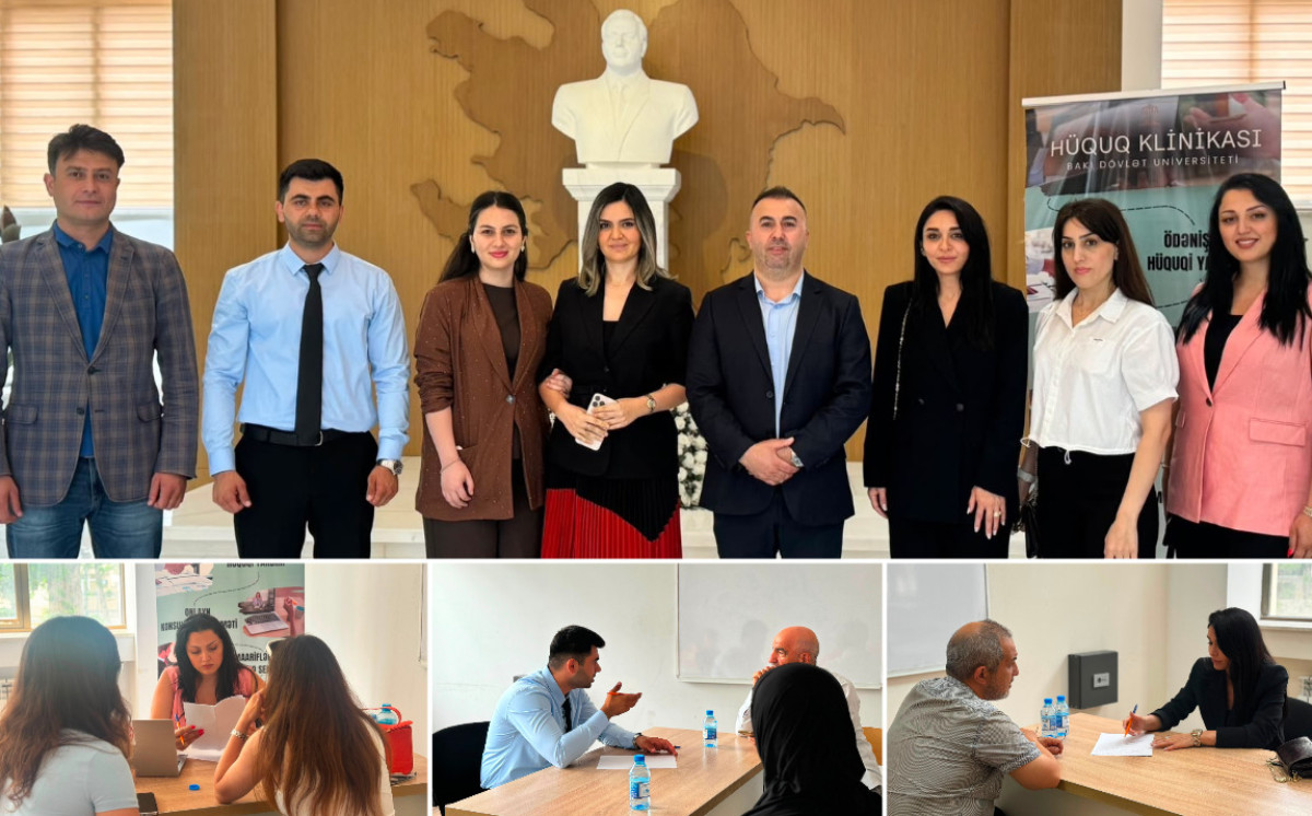 BDU-nun Hüquq Klinikası pulsuz hüquqi yardım üzrə növbəti “Açıq qapı” günü keçirib 