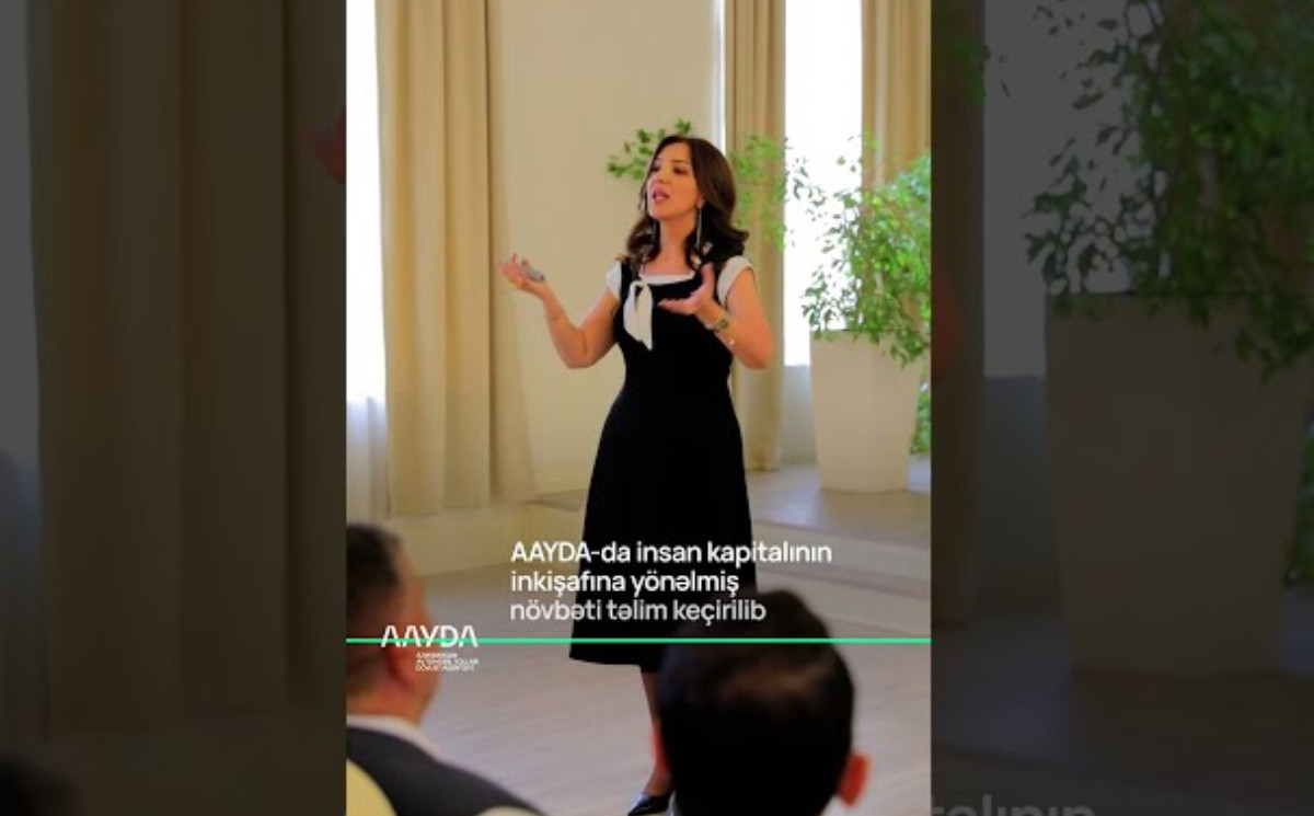 AAYDA-da insan kapitalının inkişafına yönəlmiş növbəti təlim keçirilib 