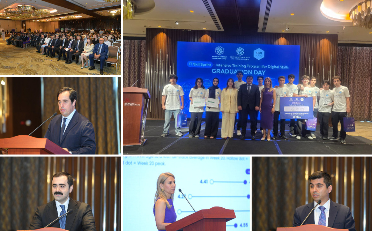 BDU-nun 12 tələbəsi “IT SkillSprint” proqramını uğurla başa vurub 