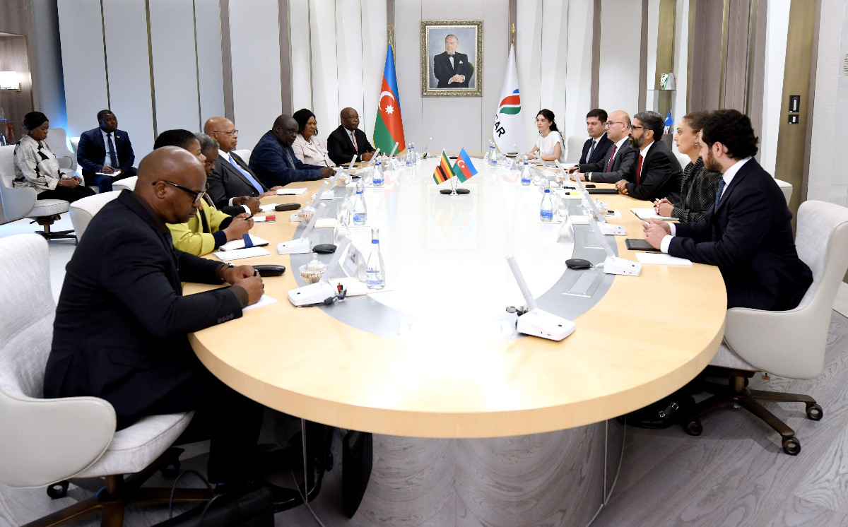 SOCAR-ın prezidenti Zimbabve Respublikası Milli Assambleyasının sədri ilə görüşüb 