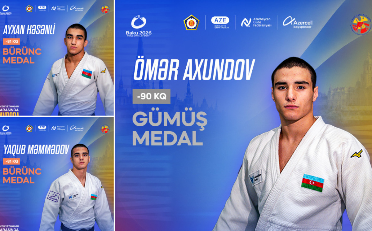 Azərbaycan millisi Avropa çempionatının fərdi yarışlarını 10 medalla başa vurdu 