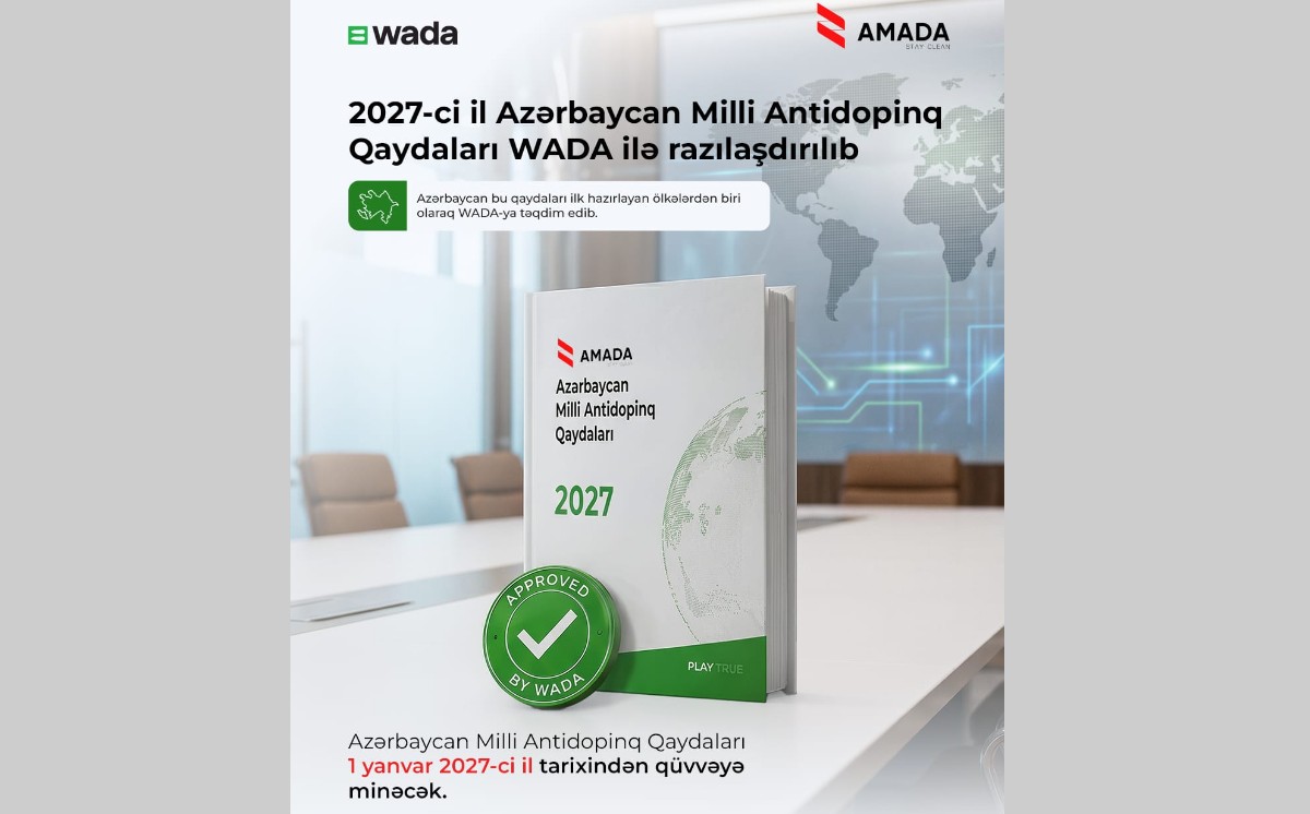 AMADA-nın 2027-ci il antidopinq qaydaları WADA ilə razılaşdırıldı 