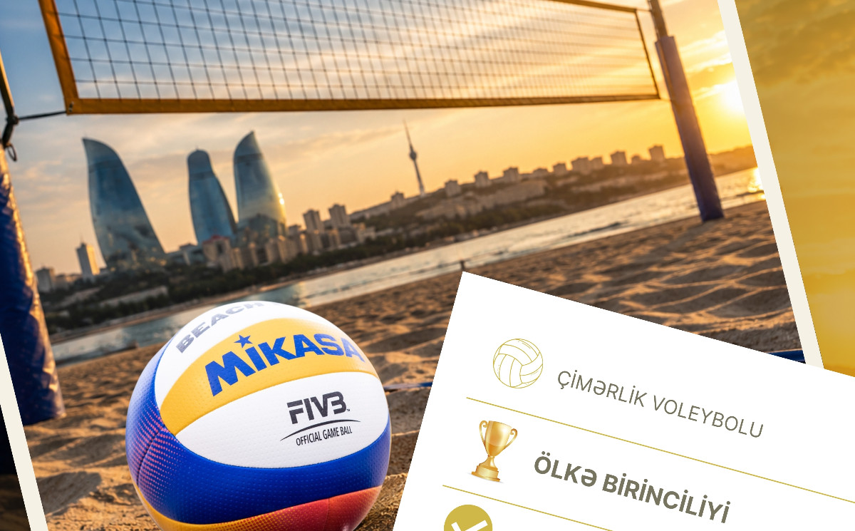 Çimərlik voleybolu üzrə ölkə birinciliyi keçiriləcək 