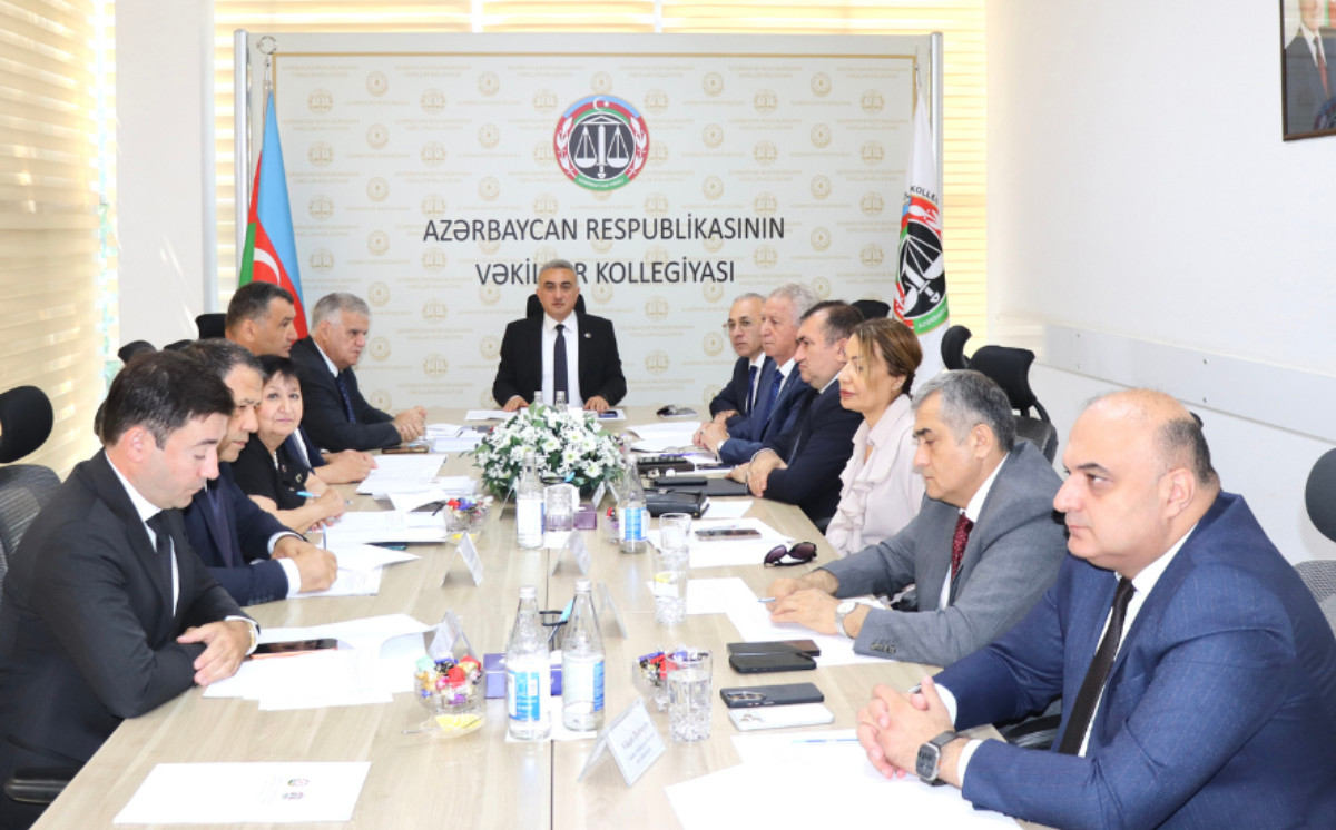 Vəkillər Kollegiyası Rəyasət Heyətinin növbəti iclası keçirilib 
