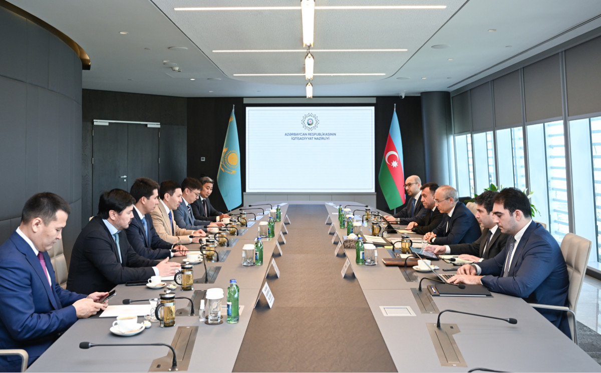 Qazaxıstanın "Samruk-Kazyna" Milli Rifah Fondunun rəhbəri ilə görüş keçirilib 