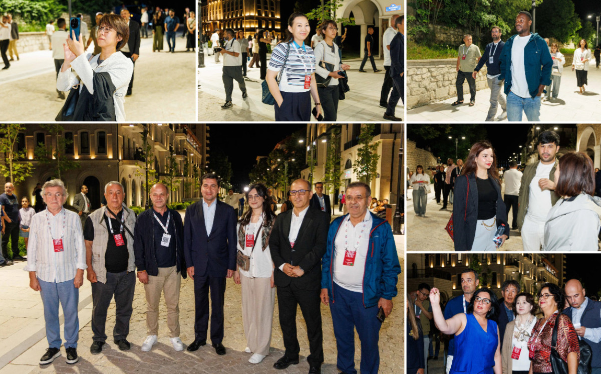Foreign guests got familiar with the newly built Garabagh Street in Shusha 