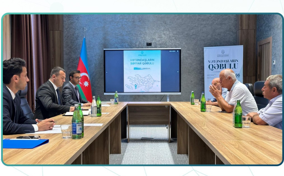 Mərkəzi Bank Zəngilanda səyyar qəbul keçirib 