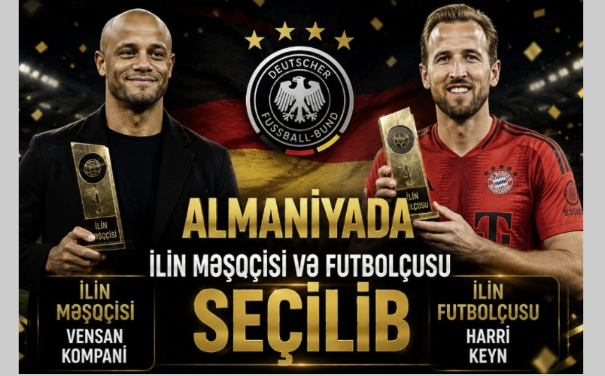 Almaniyada ilin məşqçisi və futbolçusu seçilib 