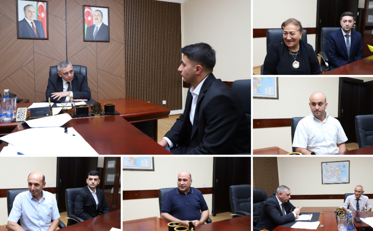 Mürsəl İbrahimov Goranboyda vətəndaşların problemlərini dinlədi 