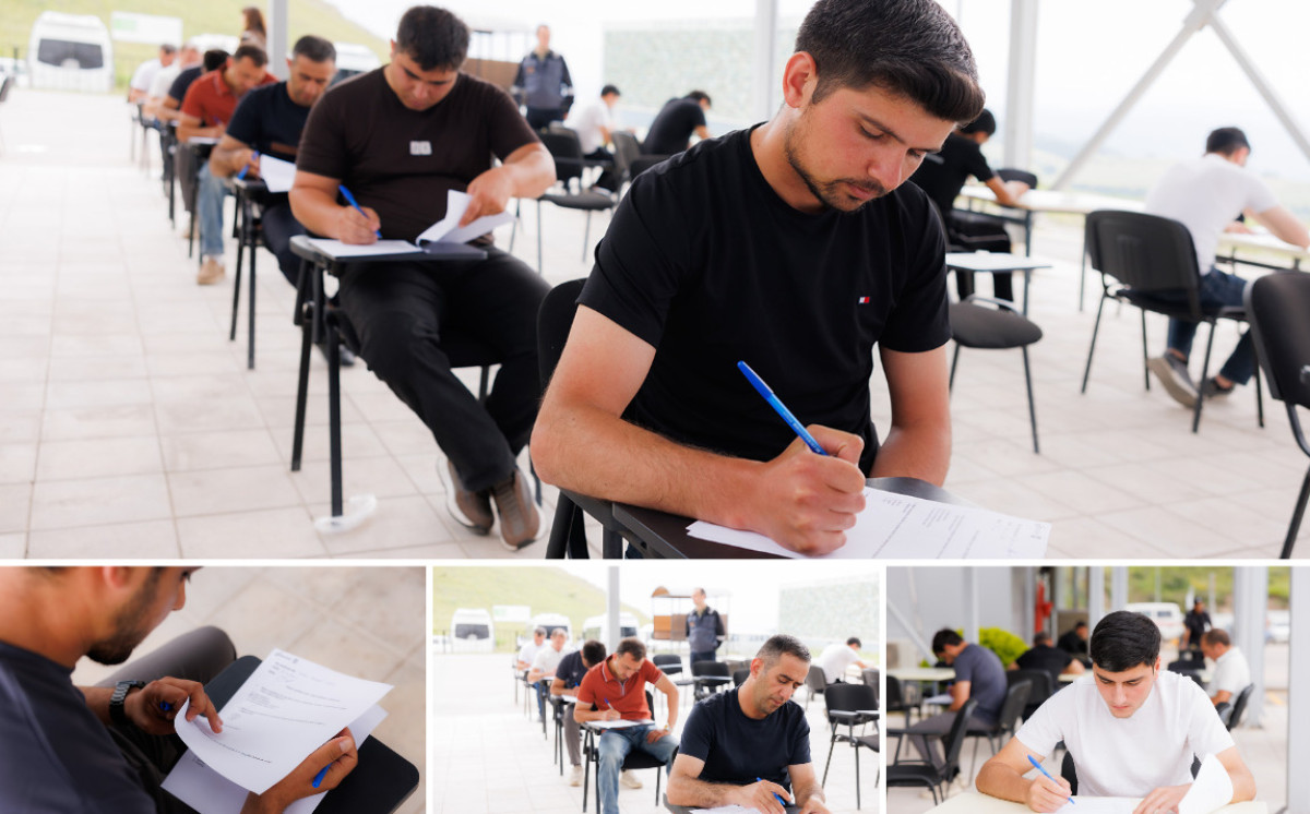 "AzerGold" CJSC held next mass test examination for recruitment 