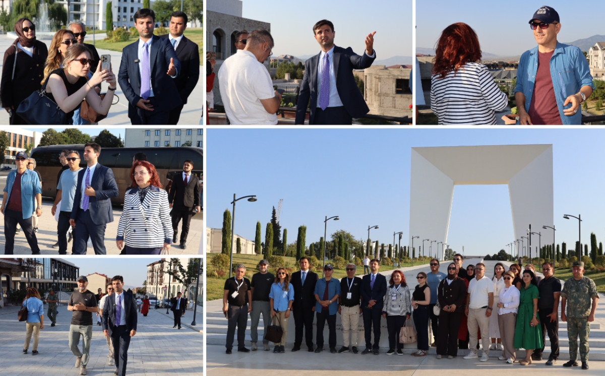 Türkiyənin media nümayəndələri Xankəndiyə səfər edib 