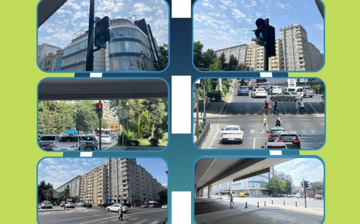 Atatürk və Ayna Sultanova parkları arasında yeni piyada svetoforları quraşdırıldı 
