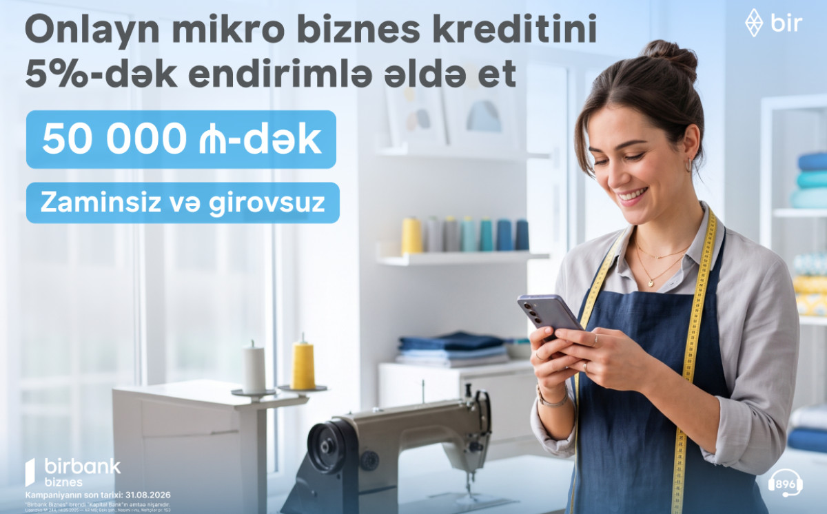 Birbank Biznes offers up to 5% discount on micro business loans 