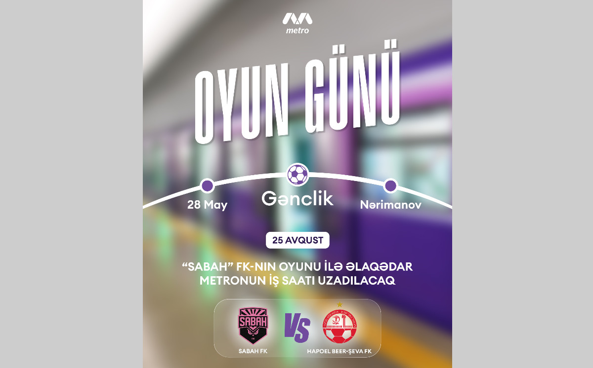 Bakı metropolitenində iş saatı uzadılacaq 