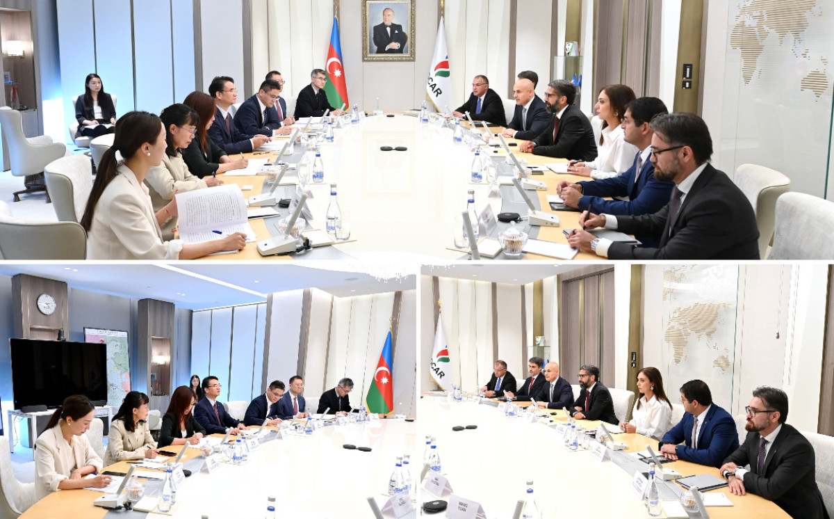 SOCAR-ın prezidenti Çin İxrac-İdxal Bankının vitse-prezidenti ilə görüşüb 
