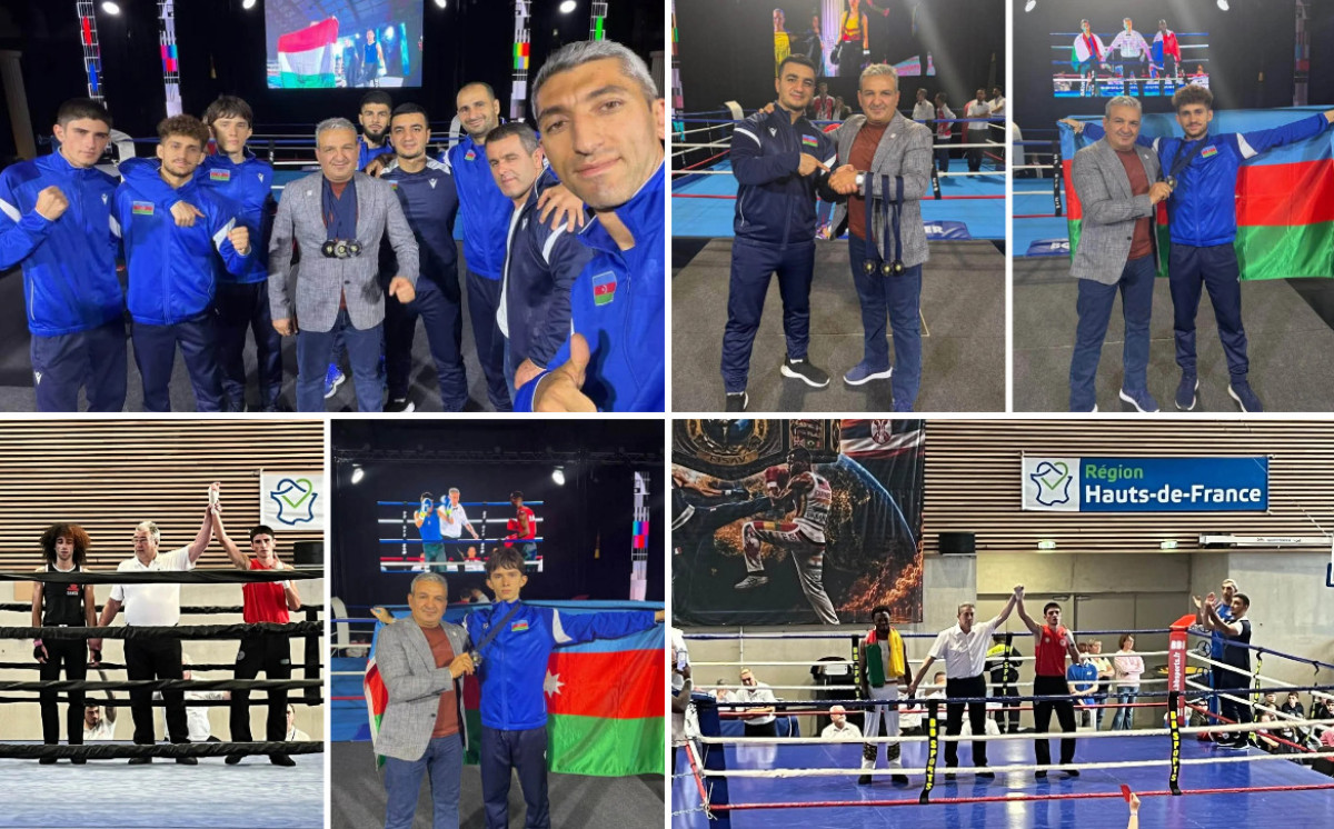 Азербайджанские спортсмены завоевали три медали на чемпионате мира по савату во Франции 