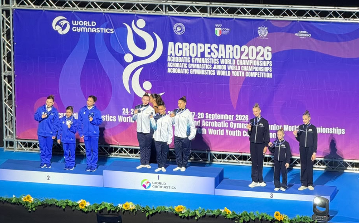 Yeniyetmə akrobatlarımız Dünya yarışında iki medal qazanıblar 