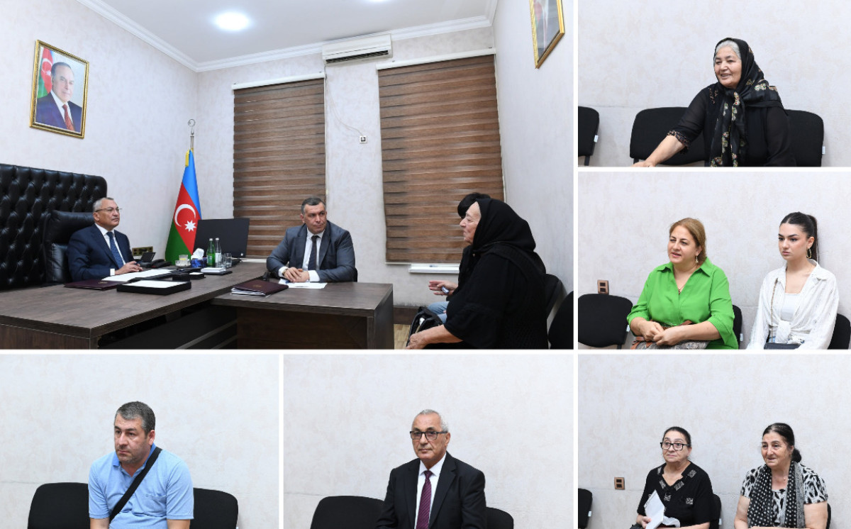 Dövlət Komitəsində vətəndaşların növbəti qəbulu keçirilib 