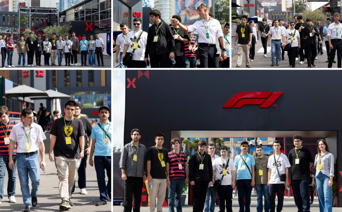 Autizmli gənclər Formula 1 dünyasını paddokdan kəşf ediblər 