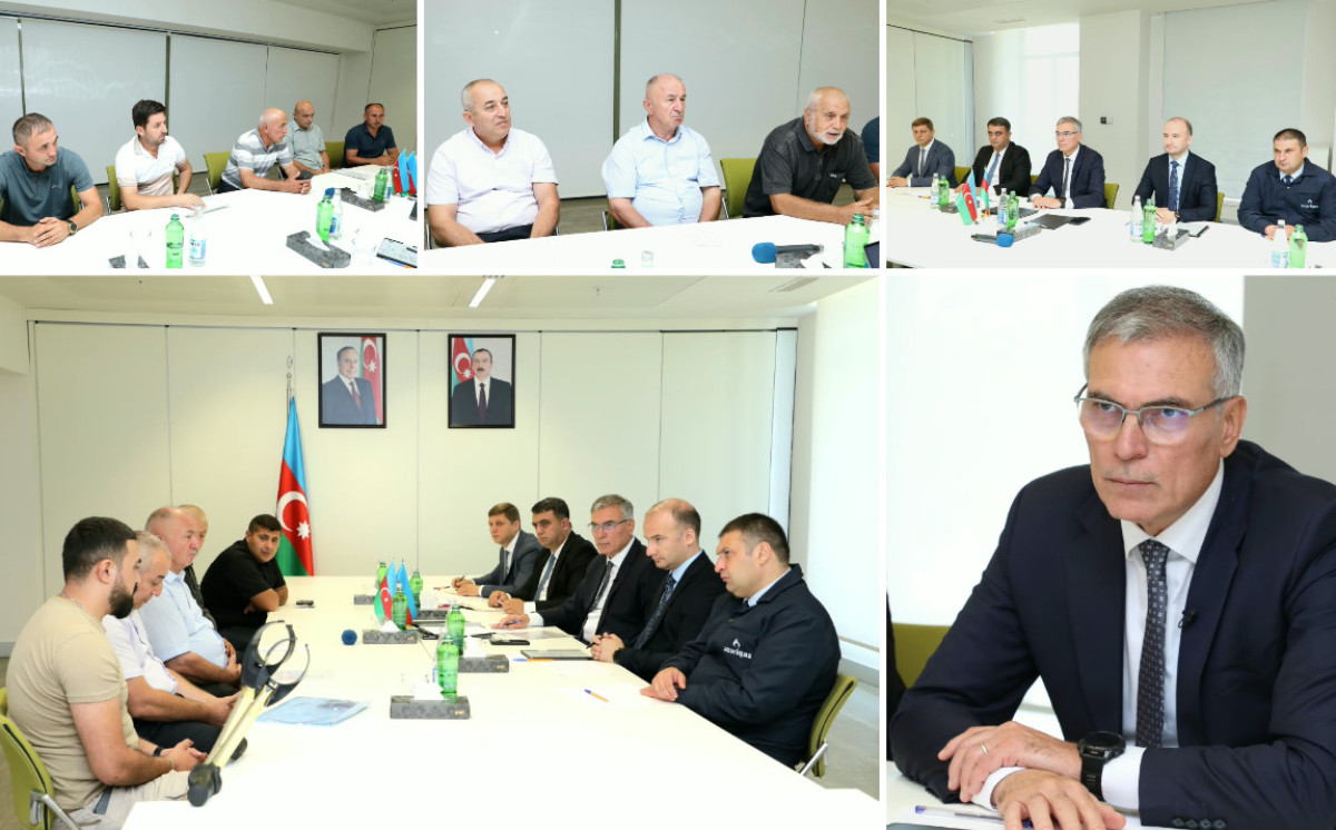 “Azəriqaz” İB-nin baş direktoru Qax rayonunda vətəndaş qəbulu keçirib 