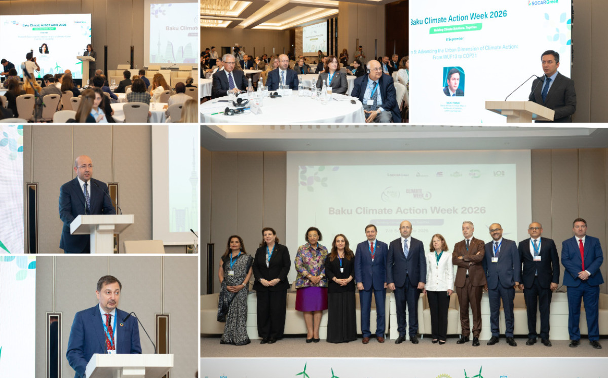 WUF13-dən COP31-ə: şəhərsalma və iqlim gündəliklərinin əlaqələndirilməsi müzakirə olunub 
