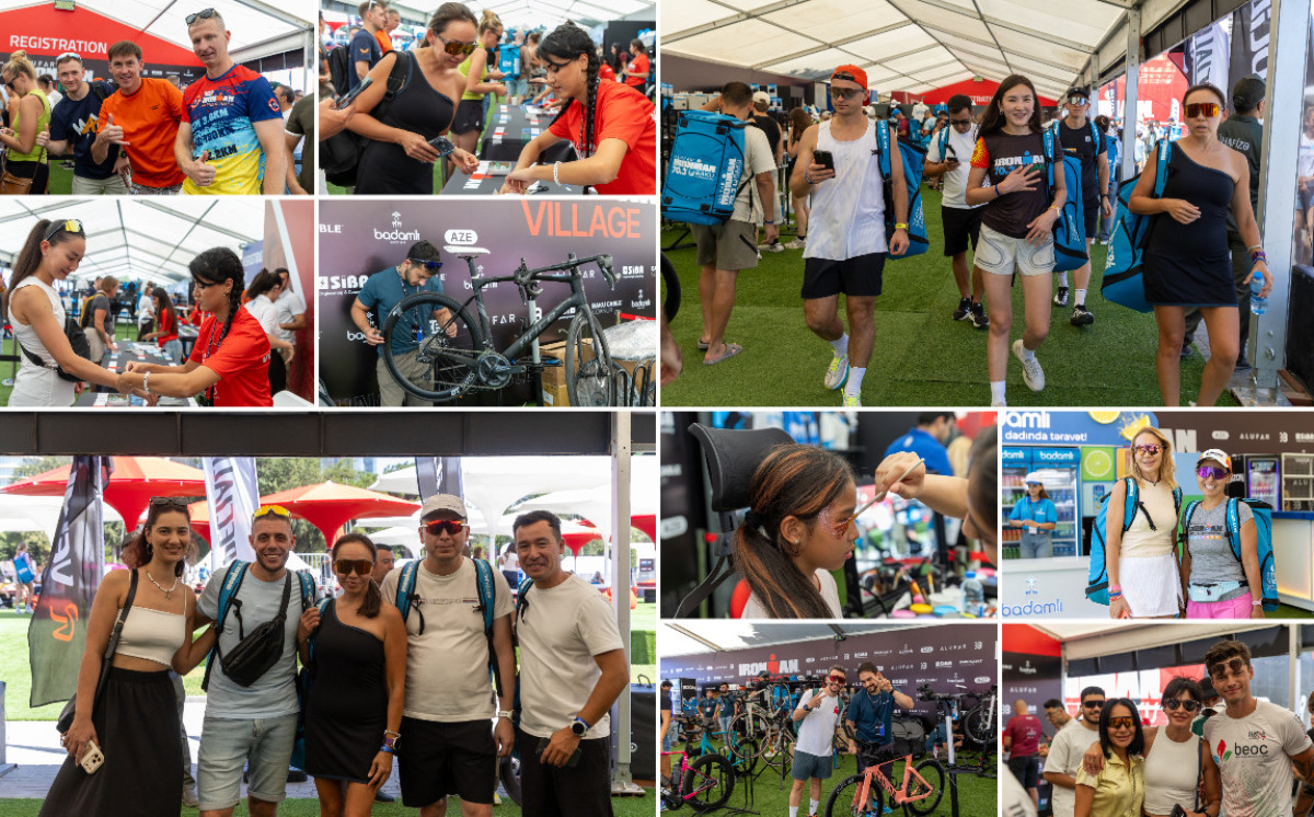 Баку готовится к «Alufar IRONMAN 70.3»: открылась Деревня IRONMAN 