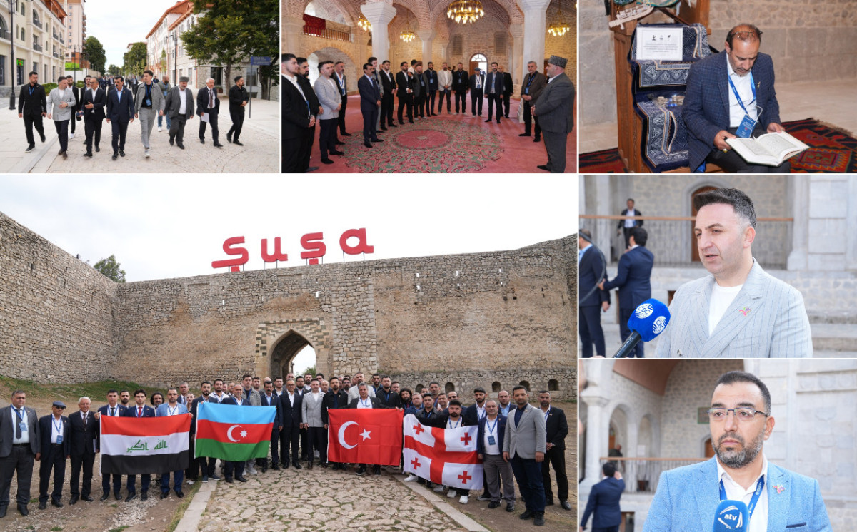 Türkiyə, Gürcüstan və İraqdan olan din xadimləri Şuşaya səfər ediblər 