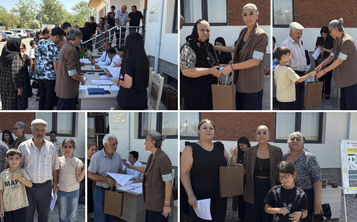 Növbəti köç karvanları Cəbrayıl rayonunun Şükürbəyli kəndinə çatıb 