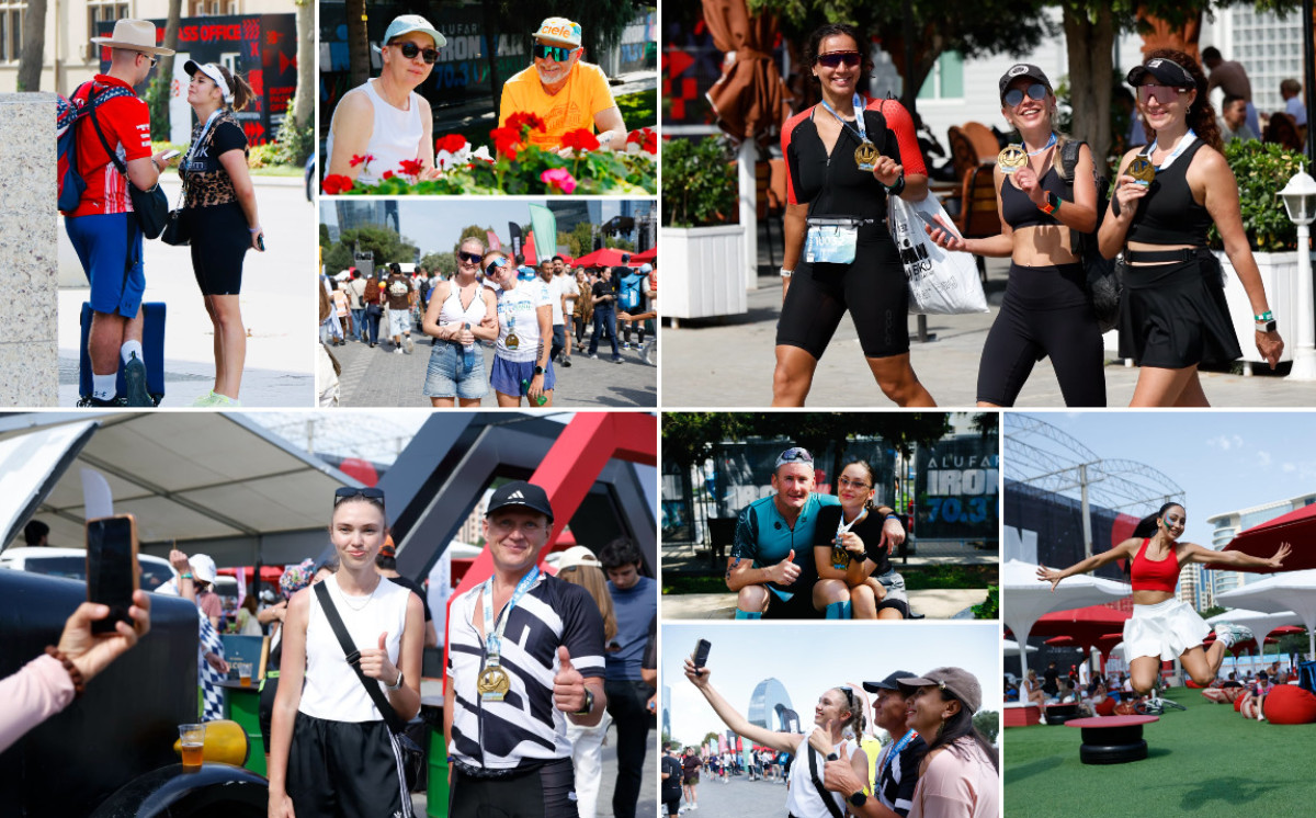 “Alufar IRONMAN 70.3 Baku” yarışı ilə əlaqədar Bakıda idman bayramı yaşanıb 