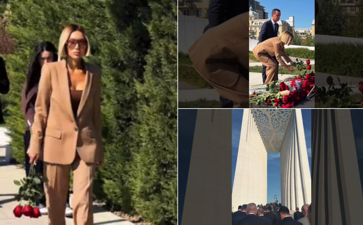 Röya Ayxan Anım Günündə Zəfər Parkını ziyarət etdi 