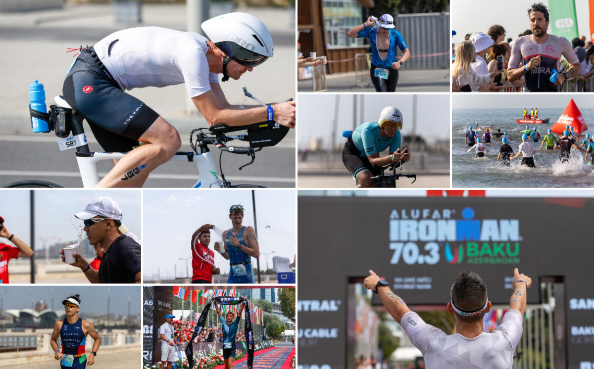 Üç azərbaycanlı atlet “Alufar IRONMAN 70.3 Baku” triatlon yarışının qalibi olub 