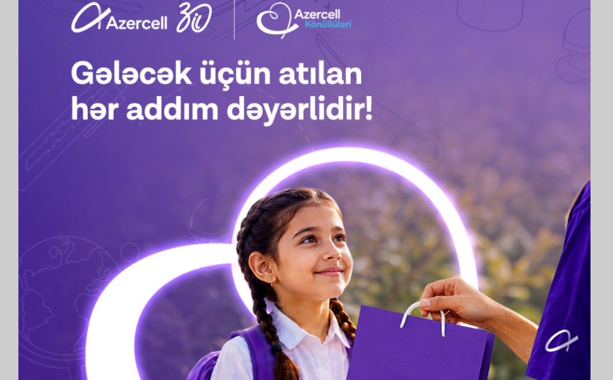 “Azercell Könüllüləri” yeni tədris ili ərəfəsində məktəblilərə dəstək oldu 