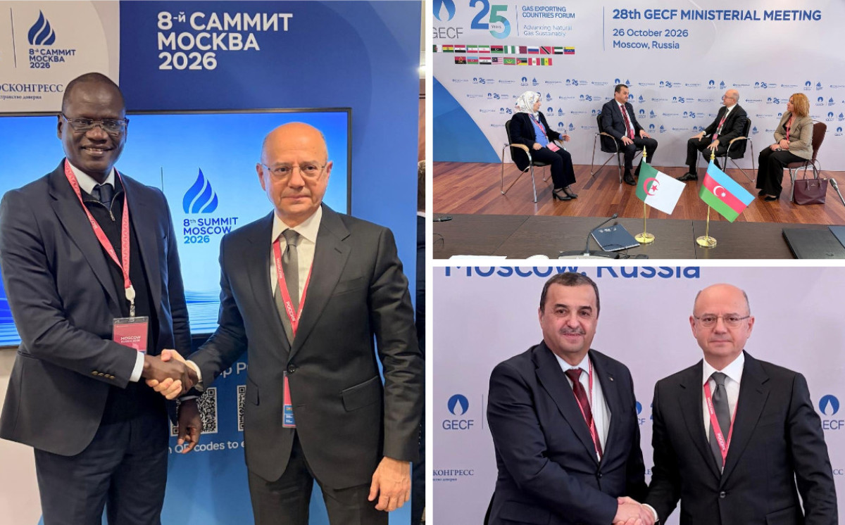 Energy Minister met with counterparts from Algeria and Senegal on the sidelines of GECF events 