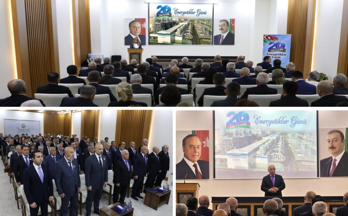“AzərEnerji”də Energetiklər Günü qeyd olunub 
